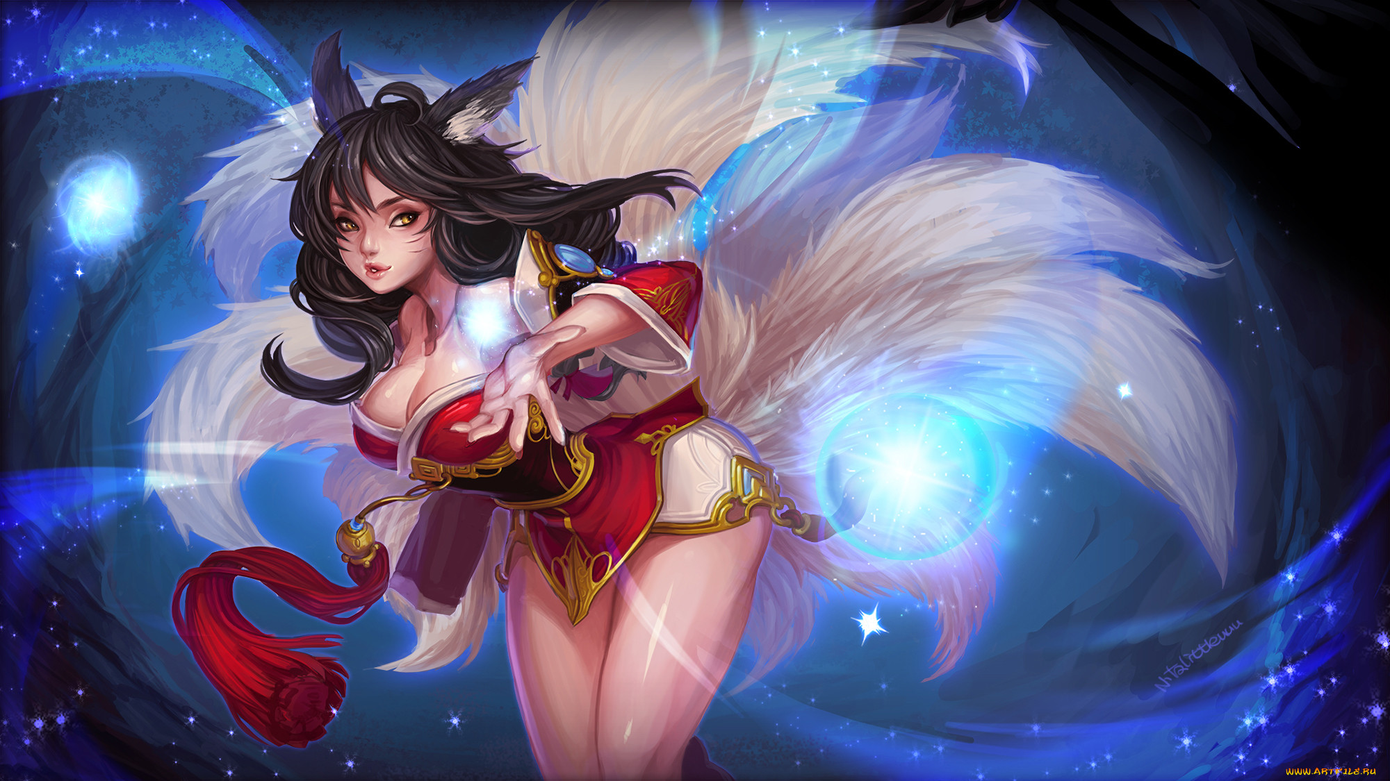 league of legends, , , kaka, cheung, art, , league, of, legends, ahri, , , , , , 